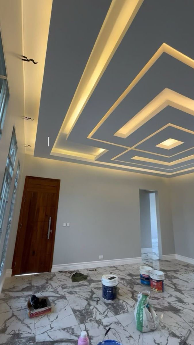Geometric LED Ceiling