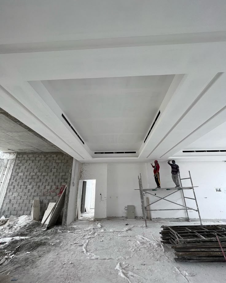Stepped Ceiling with AC Bulkhead